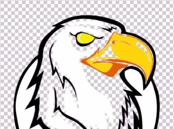 ps中怎么绘制一个老鹰头像图标(10)