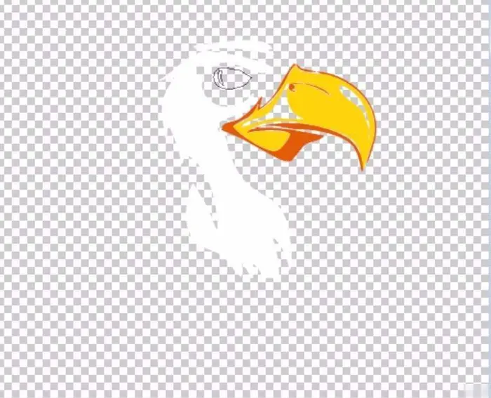 ps中怎么绘制一个老鹰头像图标(6)